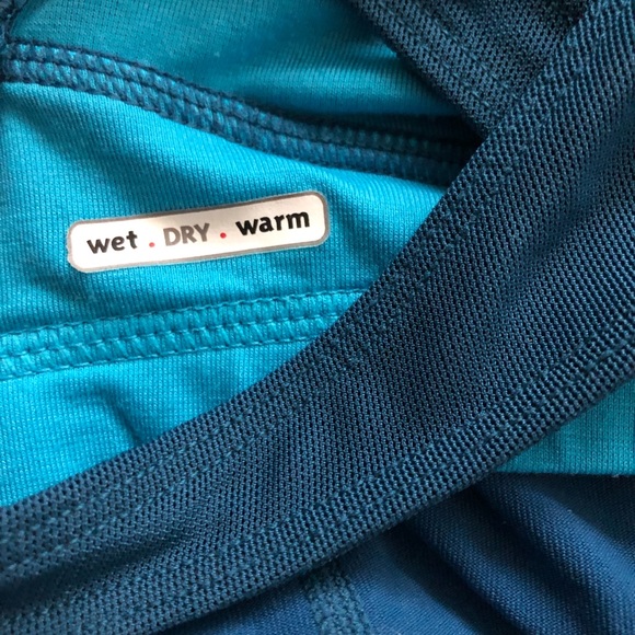 Lululemon Teal Wet Warm Dry Butter Bodysuit Leotard Fits Women’s Size XS-Small - Picture 9 of 14